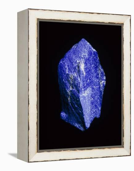 Lapis Lazuli, a Rare, Deep Blue Gemstone-Vaughan Fleming-Framed Premier Image Canvas