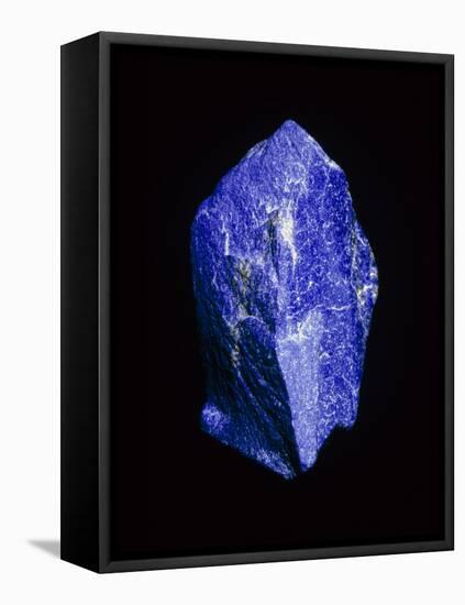 Lapis Lazuli, a Rare, Deep Blue Gemstone-Vaughan Fleming-Framed Premier Image Canvas