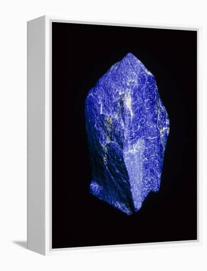 Lapis Lazuli, a Rare, Deep Blue Gemstone-Vaughan Fleming-Framed Premier Image Canvas