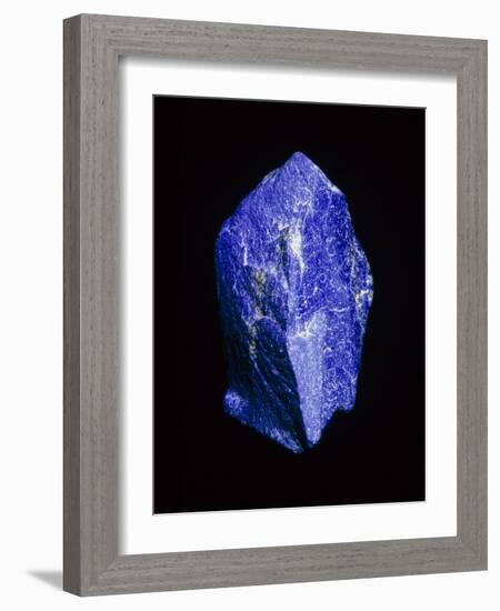 Lapis Lazuli, a Rare, Deep Blue Gemstone-Vaughan Fleming-Framed Photographic Print