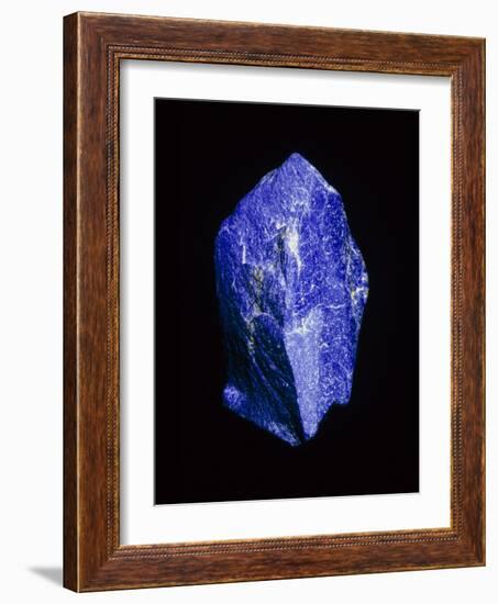 Lapis Lazuli, a Rare, Deep Blue Gemstone-Vaughan Fleming-Framed Photographic Print