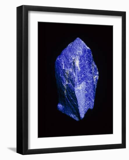 Lapis Lazuli, a Rare, Deep Blue Gemstone-Vaughan Fleming-Framed Photographic Print