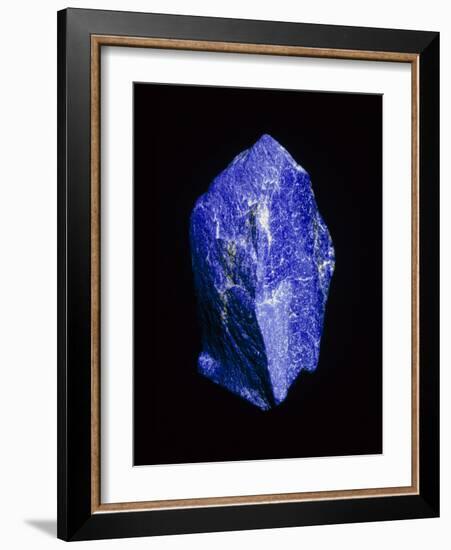 Lapis Lazuli, a Rare, Deep Blue Gemstone-Vaughan Fleming-Framed Photographic Print