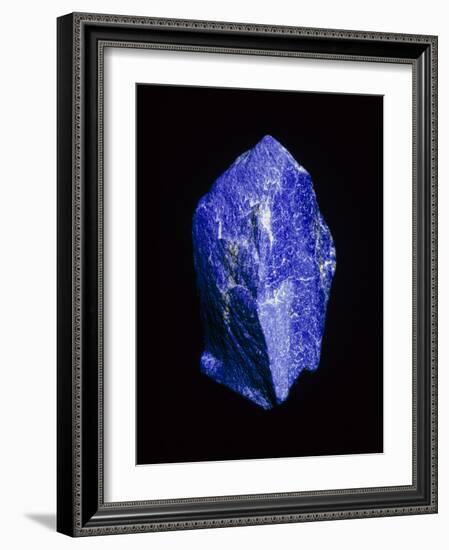 Lapis Lazuli, a Rare, Deep Blue Gemstone-Vaughan Fleming-Framed Photographic Print