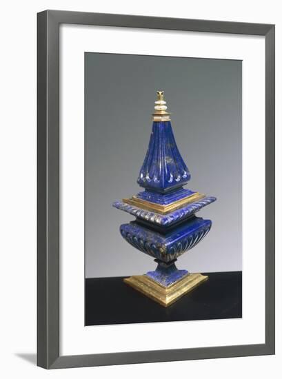 Lapis Lazuli and Gilded Silver Salt Cellar, 16th Century-null-Framed Giclee Print