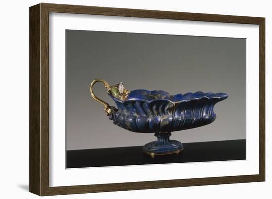 Lapis Lazuli, Chiseled and Enameled Gold-Hans Holbein the Elder-Framed Giclee Print