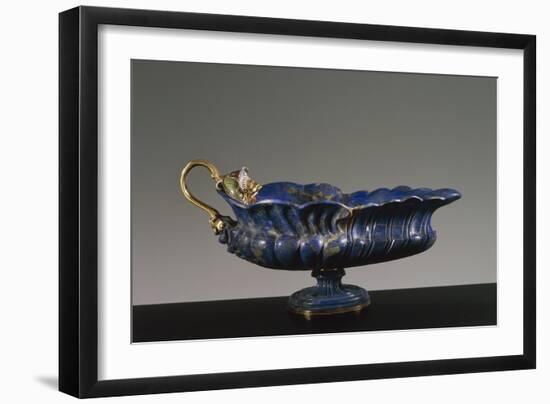 Lapis Lazuli, Chiseled and Enameled Gold-Hans Holbein the Elder-Framed Giclee Print