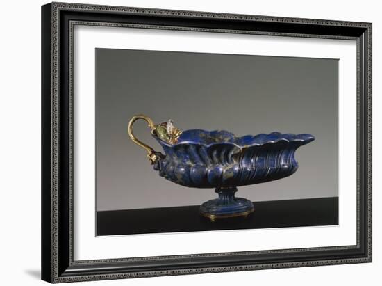 Lapis Lazuli, Chiseled and Enameled Gold-Hans Holbein the Elder-Framed Giclee Print