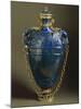 Lapis Lazuli Flask with Cover-null-Mounted Giclee Print