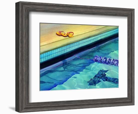 Lapping It Up-Terri Hill-Framed Giclee Print