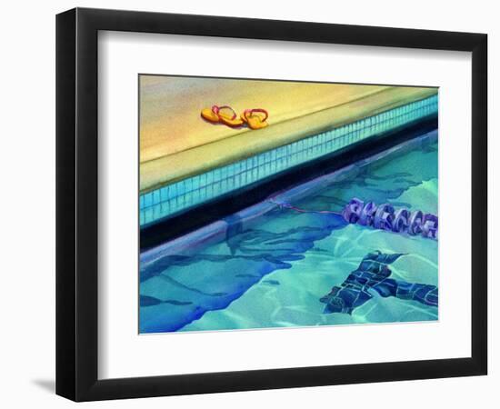 Lapping It Up-Terri Hill-Framed Giclee Print