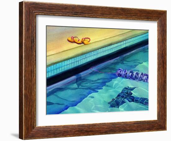 Lapping It Up-Terri Hill-Framed Giclee Print