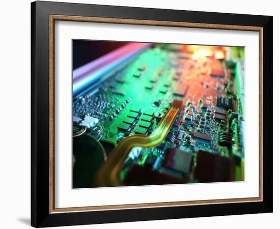 Laptop Circuit Board-Tek Image-Framed Photographic Print