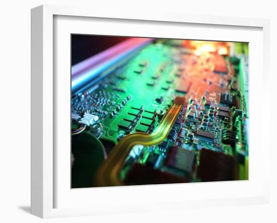 Laptop Circuit Board-Tek Image-Framed Photographic Print