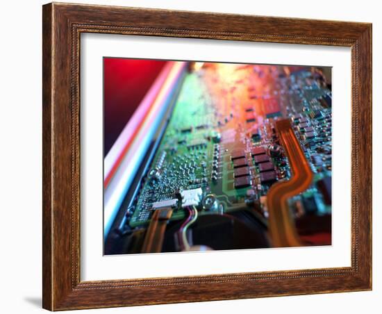 Laptop Circuit Board-Tek Image-Framed Photographic Print