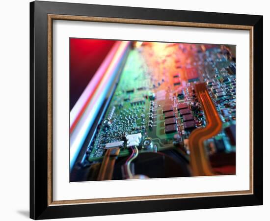 Laptop Circuit Board-Tek Image-Framed Photographic Print