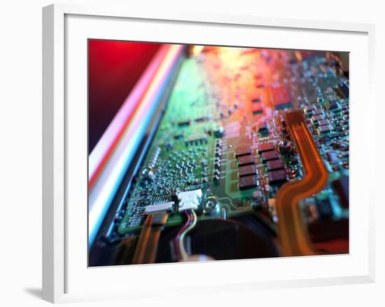 Laptop Circuit Board-Tek Image-Framed Photographic Print