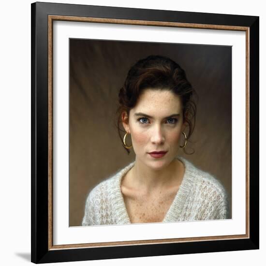 LARA FLYNN BOYLE. "Twin Peaks" [1990], directed by DAVID LYNCH.-null-Framed Premium Photographic Print