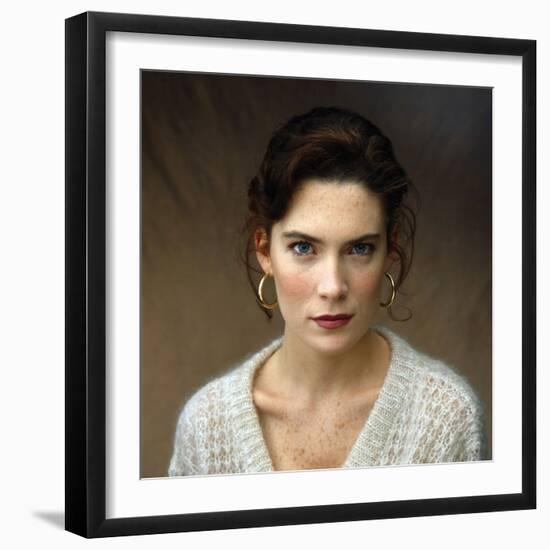 LARA FLYNN BOYLE. "Twin Peaks" [1990], directed by DAVID LYNCH.-null-Framed Premium Photographic Print