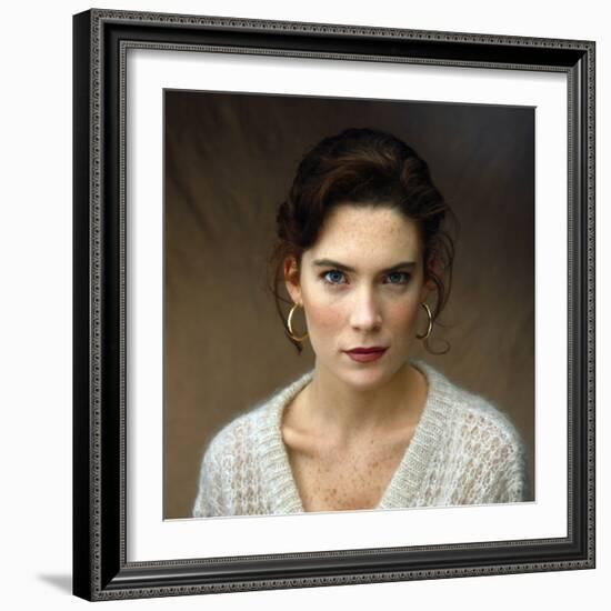 LARA FLYNN BOYLE. "Twin Peaks" [1990], directed by DAVID LYNCH.-null-Framed Premium Photographic Print