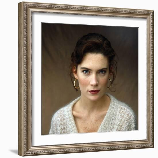 LARA FLYNN BOYLE. "Twin Peaks" [1990], directed by DAVID LYNCH.-null-Framed Photographic Print