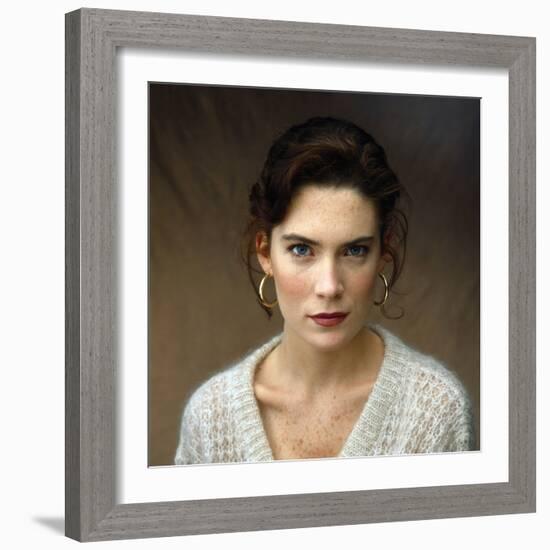 LARA FLYNN BOYLE. "Twin Peaks" [1990], directed by DAVID LYNCH.-null-Framed Photographic Print