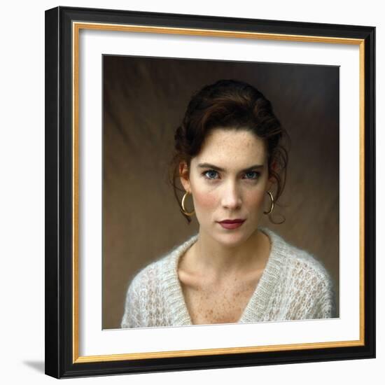 LARA FLYNN BOYLE. "Twin Peaks" [1990], directed by DAVID LYNCH.-null-Framed Photographic Print