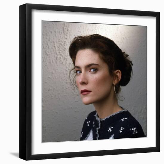 LARA FLYNN BOYLE. "Twin Peaks" [1990], directed by DAVID LYNCH.-null-Framed Premium Photographic Print