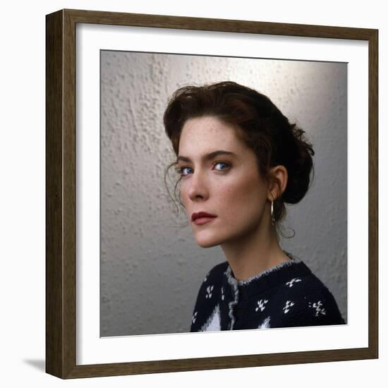 LARA FLYNN BOYLE. "Twin Peaks" [1990], directed by DAVID LYNCH.-null-Framed Photographic Print