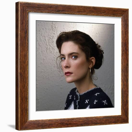 LARA FLYNN BOYLE. "Twin Peaks" [1990], directed by DAVID LYNCH.-null-Framed Photographic Print