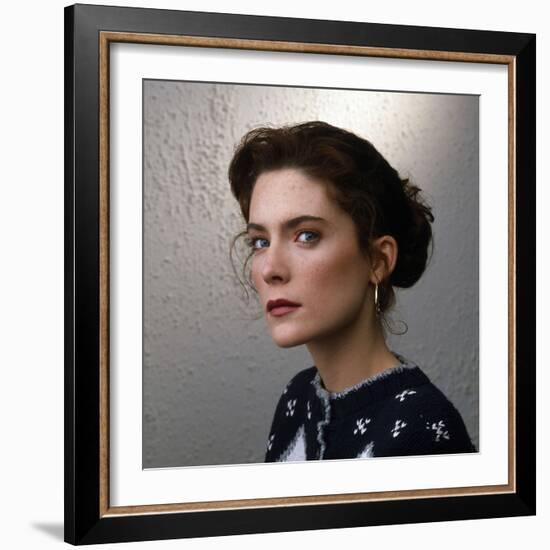 LARA FLYNN BOYLE. "Twin Peaks" [1990], directed by DAVID LYNCH.-null-Framed Photographic Print