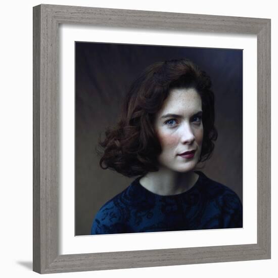 LARA FLYNN BOYLE. "Twin Peaks" [1990], directed by DAVID LYNCH.-null-Framed Photographic Print