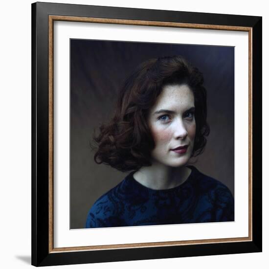 LARA FLYNN BOYLE. "Twin Peaks" [1990], directed by DAVID LYNCH.-null-Framed Photographic Print