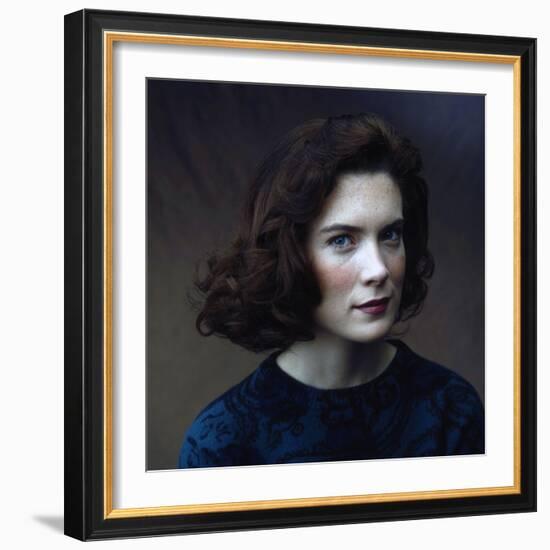 LARA FLYNN BOYLE. "Twin Peaks" [1990], directed by DAVID LYNCH.-null-Framed Photographic Print