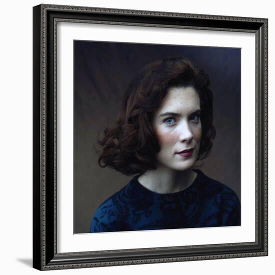 LARA FLYNN BOYLE. "Twin Peaks" [1990], directed by DAVID LYNCH.-null-Framed Premium Photographic Print