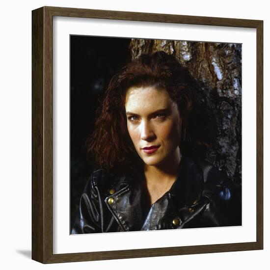 LARA FLYNN BOYLE. "Twin Peaks" [1990], directed by DAVID LYNCH.-null-Framed Photographic Print