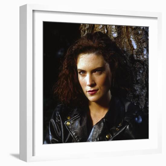 LARA FLYNN BOYLE. "Twin Peaks" [1990], directed by DAVID LYNCH.-null-Framed Photographic Print