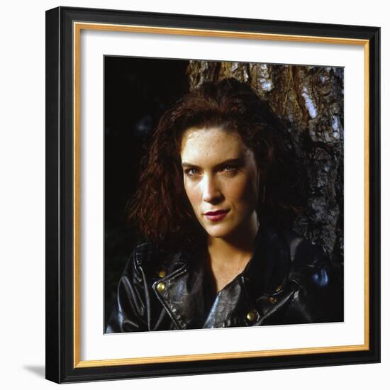 LARA FLYNN BOYLE. "Twin Peaks" [1990], directed by DAVID LYNCH.-null-Framed Photographic Print