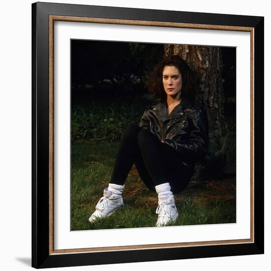 LARA FLYNN BOYLE. "Twin Peaks" [1990], directed by DAVID LYNCH.-null-Framed Photographic Print