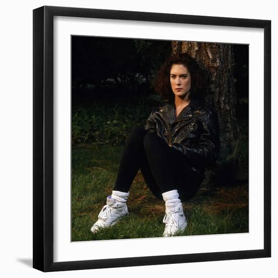 LARA FLYNN BOYLE. "Twin Peaks" [1990], directed by DAVID LYNCH.-null-Framed Photographic Print