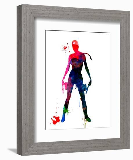 Lara Watercolor-Lora Feldman-Framed Premium Giclee Print