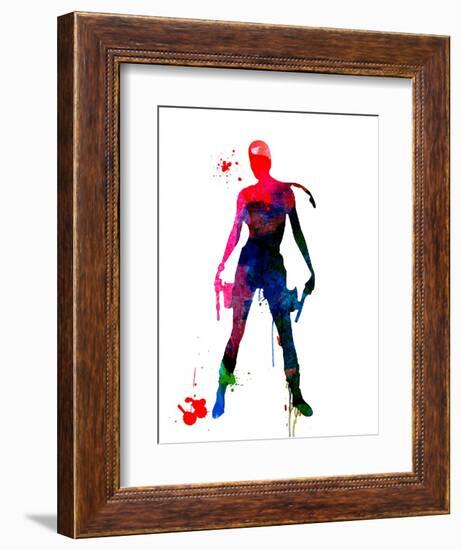 Lara Watercolor-Lora Feldman-Framed Premium Giclee Print