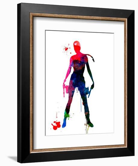 Lara Watercolor-Lora Feldman-Framed Art Print