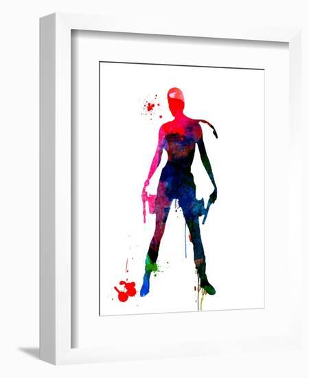 Lara Watercolor-Lora Feldman-Framed Art Print