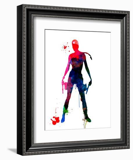 Lara Watercolor-Lora Feldman-Framed Art Print