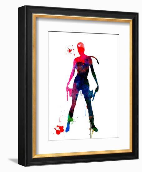 Lara Watercolor-Lora Feldman-Framed Art Print