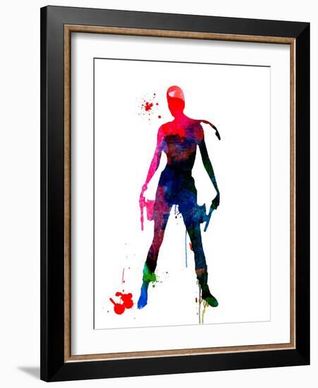 Lara Watercolor-Lora Feldman-Framed Art Print