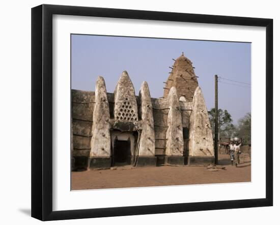 Larabanga Mosque, Reputedly the Oldest Building in Ghana, Ghana, West Africa, Africa-David Poole-Framed Photographic Print