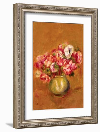 Large Anemones-Pierre-Auguste Renoir-Framed Premium Giclee Print