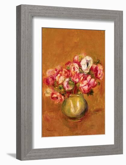 Large Anemones-Pierre-Auguste Renoir-Framed Premium Giclee Print